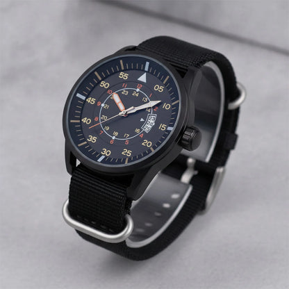 Montre ADDIESDIVE Homme Quartz Étanche Noir